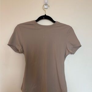 AYBL Yoga Short Sleeve Tee - Taupe